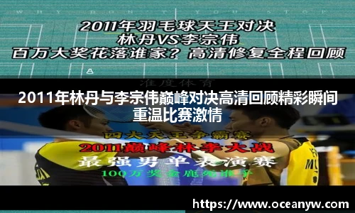 2011年林丹与李宗伟巅峰对决高清回顾精彩瞬间重温比赛激情